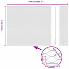 Recinzione Esagonale Argento 1,6 x 10 m Acciaio Zincato