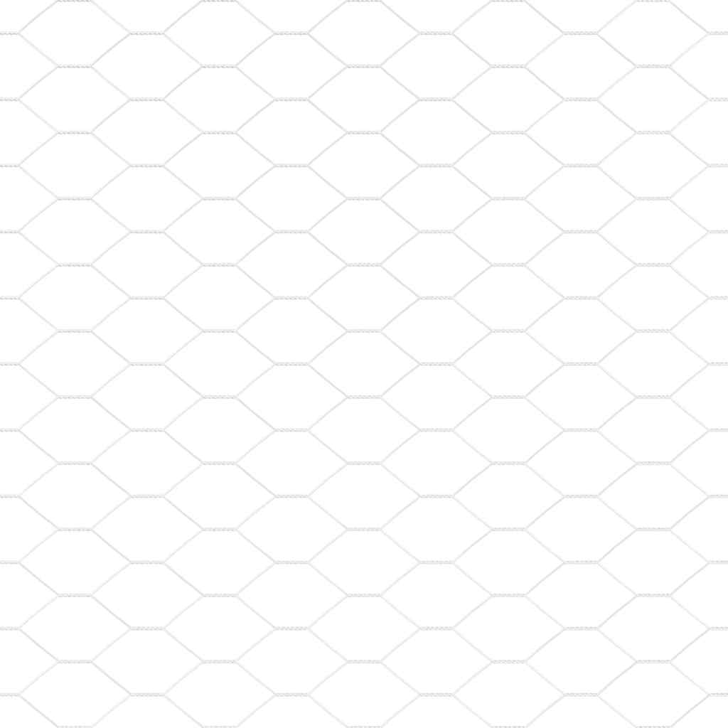 Recinzione Esagonale Argento 25 x 0,4 m Acciaio Zincato