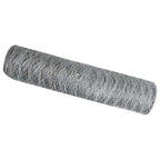 Recinzione Esagonale Argento 25 x 0,4 m Acciaio Zincato