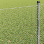 Recinzione Esagonale Argento 1,6 x 25 m Acciaio Zincato