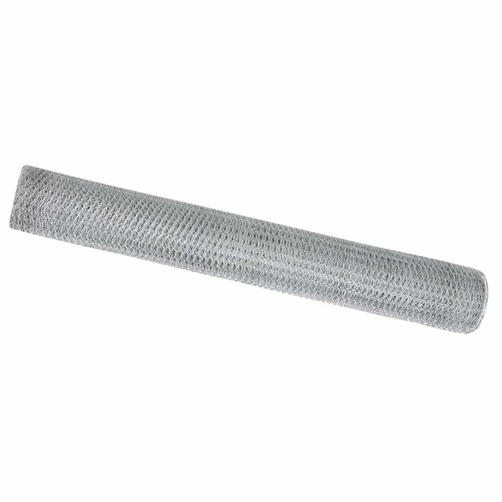 Recinzione Esagonale Argento 1,4 x 50 m Acciaio Zincato