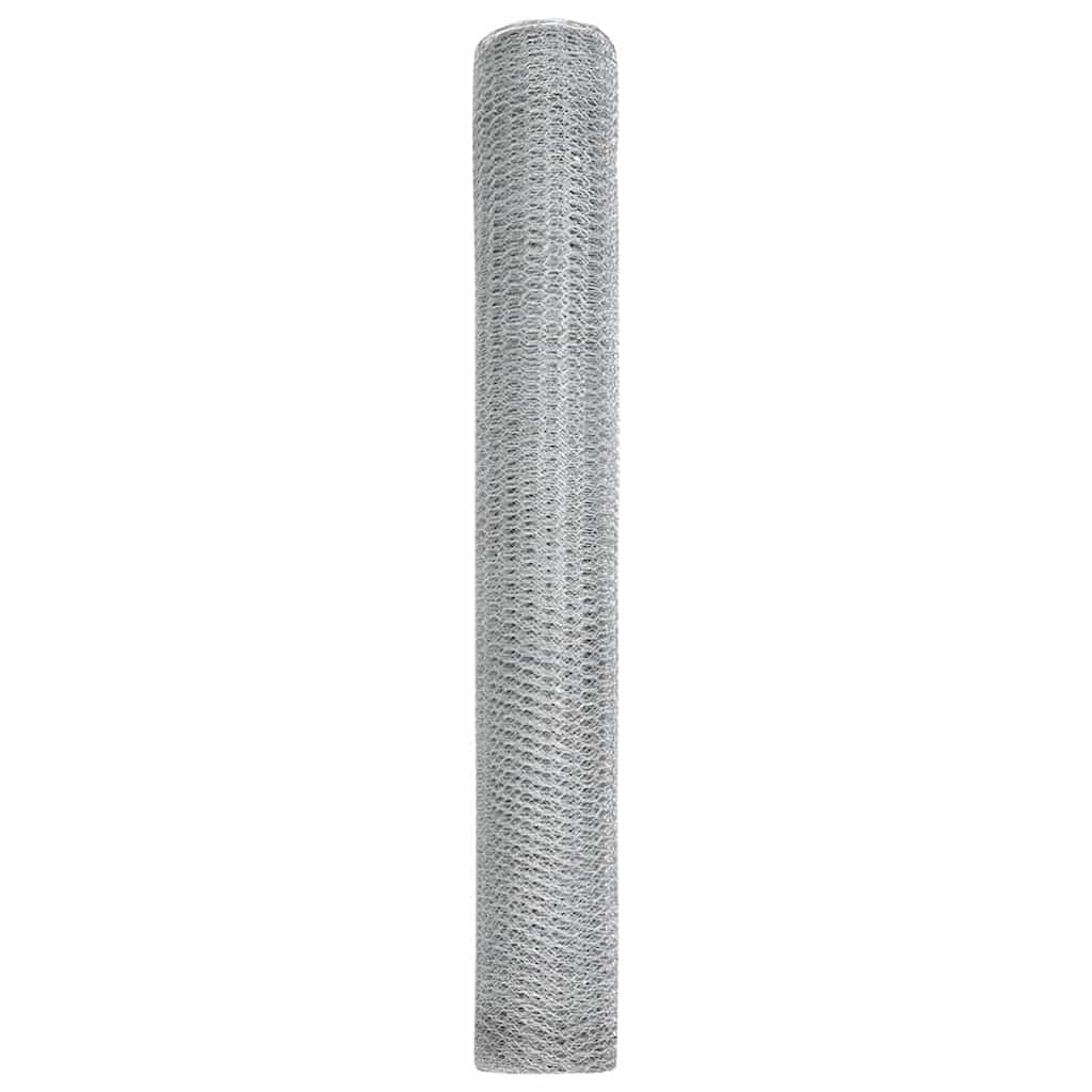 Recinzione Esagonale Argento 1 x 100 m Acciaio Zincato