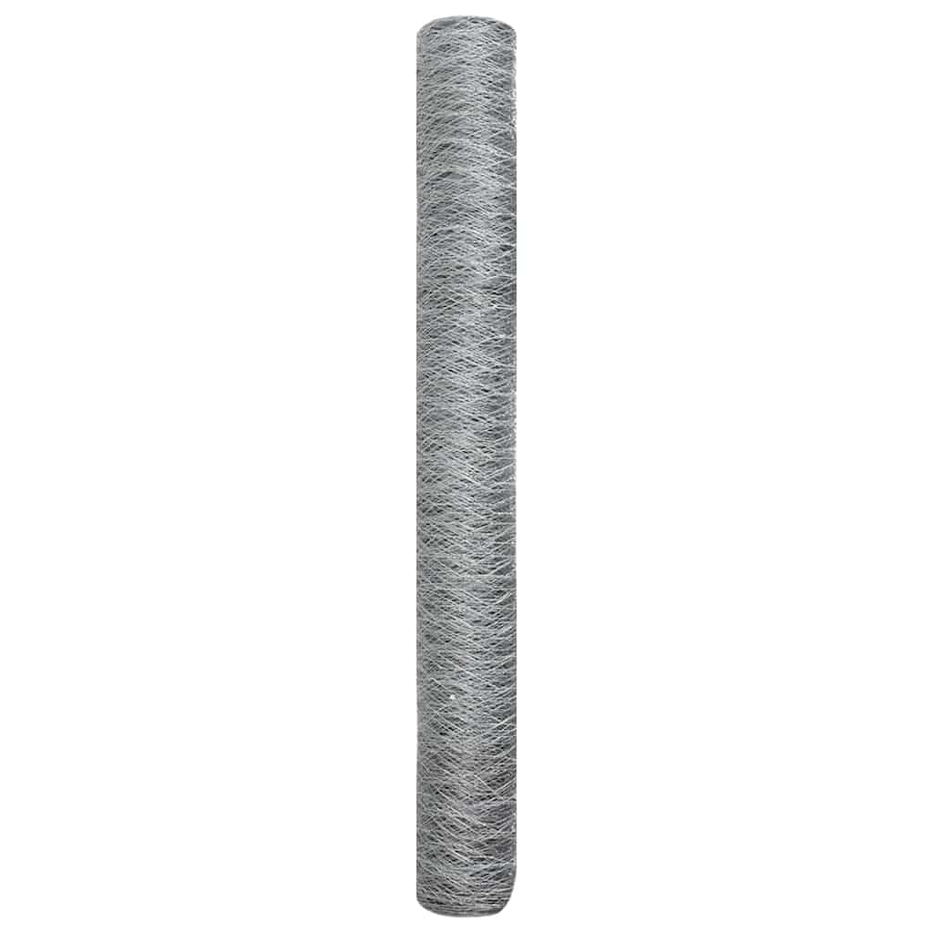 Recinzione Esagonale Argento 1,2 x 100 m Acciaio Zincato