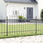 Recinzione per Giardino 5 pcs Grigio 170 x 140 cm