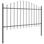 Recinzione per Giardino 5 pcs Grigio 170 x 140 cm