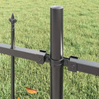 Recinzione per Giardino 8 pezzi Acciaio Grigio 170 x 190 cm