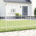 Recinzione per Giardino 6 pezzi Bianco 170 x 140 cm