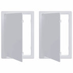 Pannelli di Accesso 2 pz Bianco 15 x 23 cm Plastica ABS