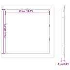 Pannello di Accesso Bianco 35 x 35 cm Plastica ABS