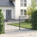 Cancello Doppio Woerden Grigio 299,5 x 149,5 cm Acciaio