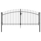 Cancello Doppio Woerden Grigio 299,5 x 149,5 cm Acciaio