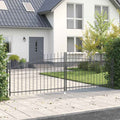 Cancello Doppio Woerden Grigio 400 x 174,5 cm Acciaio