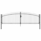 Cancello Doppio Woerden Grigio 400 x 174,5 cm Acciaio