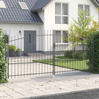 Cancello Doppio Woerden Grigio 400 x 224,5 cm Acciaio