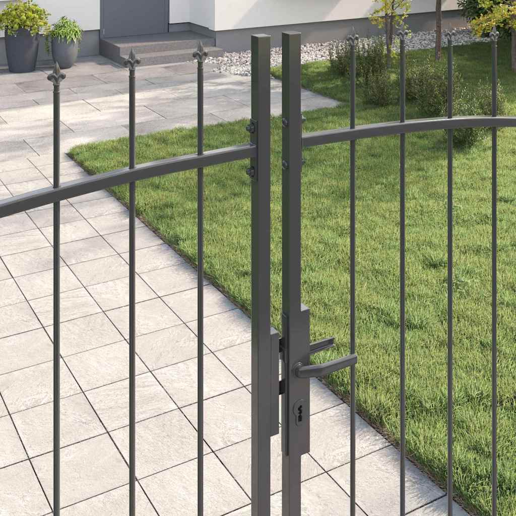 Cancello Doppio Woerden Grigio 400 x 249,5 cm Acciaio