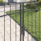 Cancello Doppio Woerden Grigio 400 x 249,5 cm Acciaio