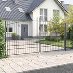 Cancello Doppio Woerden Grigio 400 x 249,5 cm Acciaio