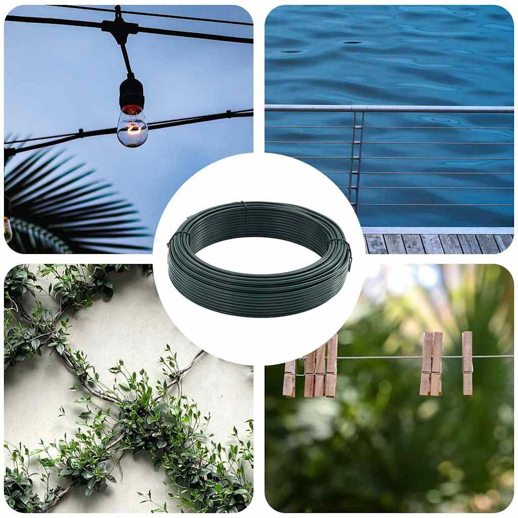Filo di recinzione Verde 25 m PVC