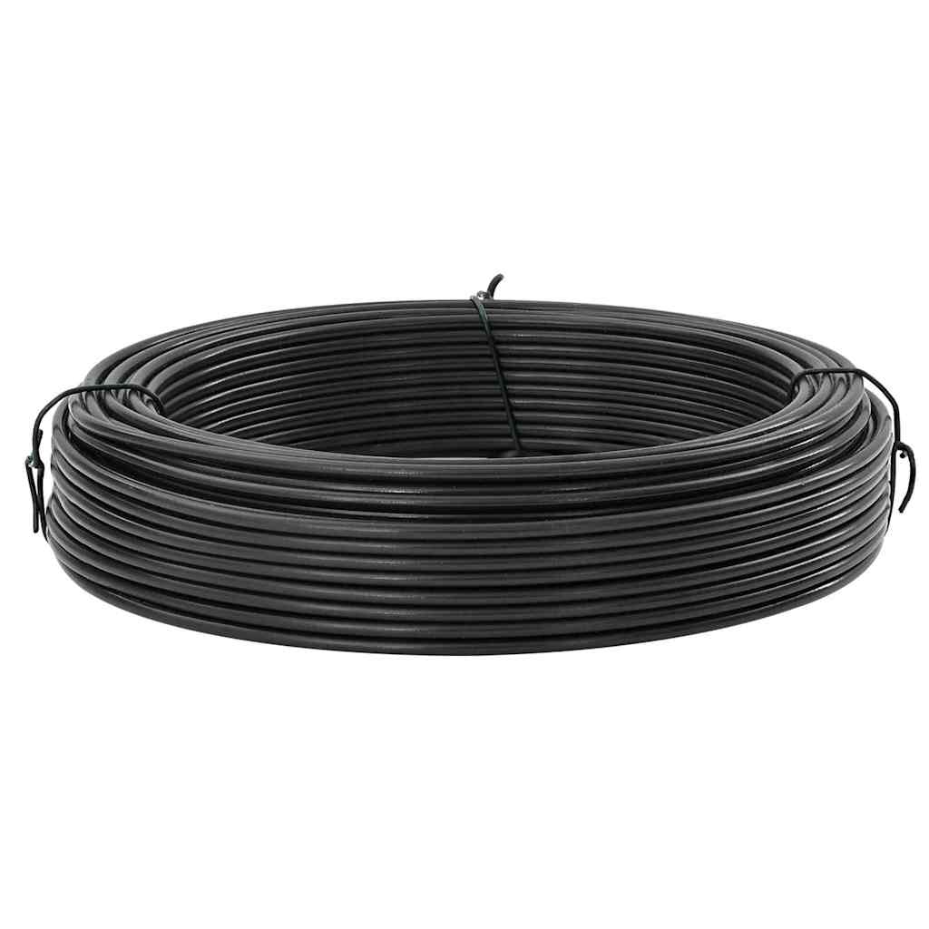Filo di recinzione in PVC antracite 33 m