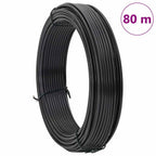 Filo di recinzione Antracite 80 m PVC