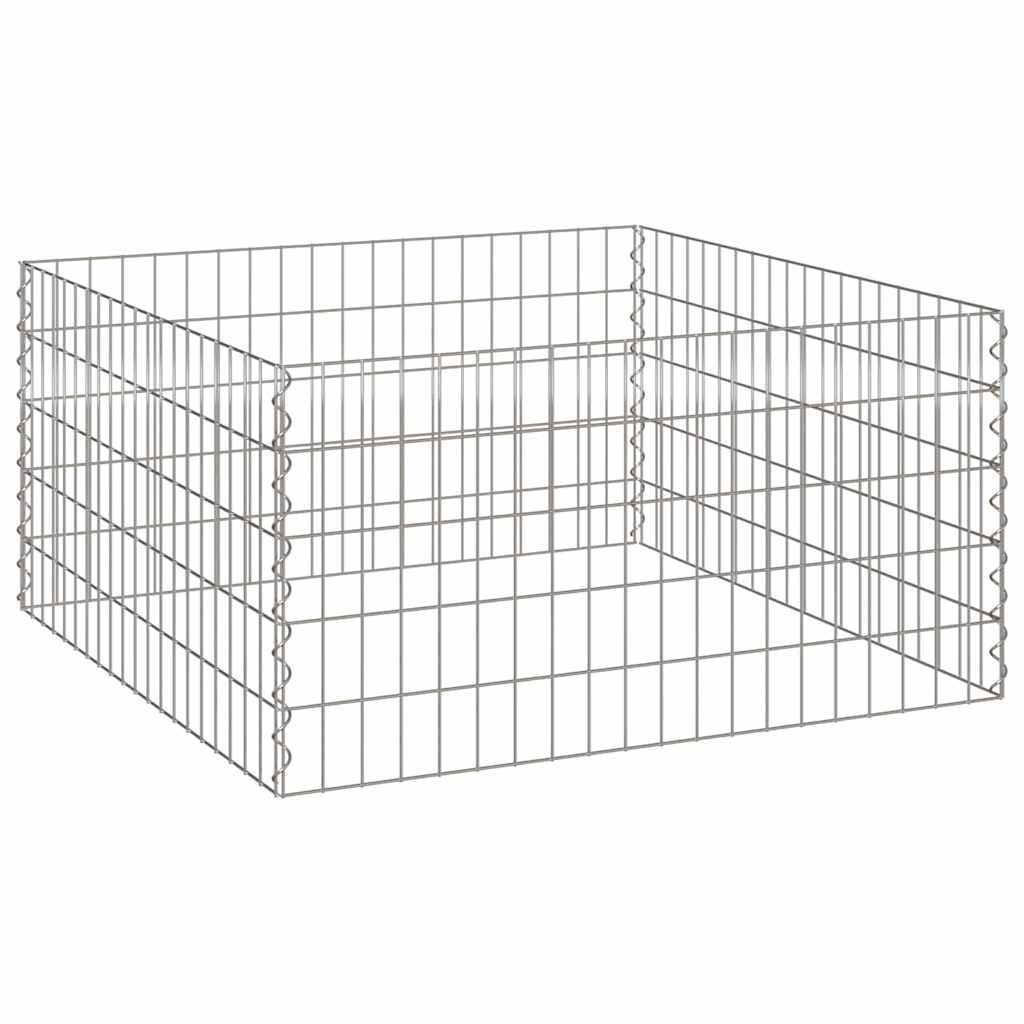 Compostatore Quadrato 100 x 100 x 50 cm Ferro