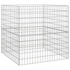 Compostatore Quadrato 100 x 100 x 100 cm Ferro