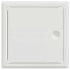 Pannello di Accesso 2 pz Bianco 23 x 23 x 3 cm Acciaio