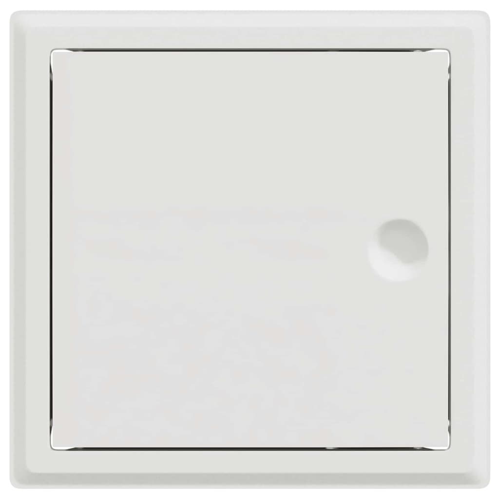 Pannello di Accesso 2 pz Bianco 23 x 23 x 3 cm Acciaio