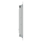 Pannello di Accesso 2 pz Bianco 23 x 23 x 3 cm Acciaio