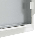 Pannello di Accesso Bianco 63 x 33 x 3 cm Acciaio