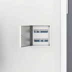 Pannello di Accesso 2 pz Bianco 23 x 23 x 3 cm Acciaio