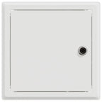 Pannello di Accesso 2 pz Bianco 23 x 23 x 3 cm Acciaio