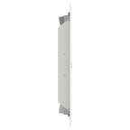 Pannello di Accesso 2 pz Bianco 23 x 23 x 3 cm Acciaio