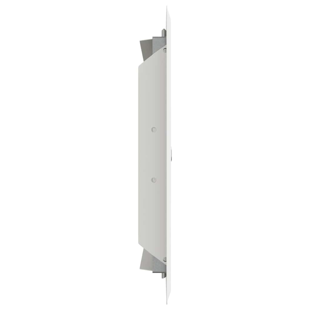 Pannello di Accesso 2 pz Bianco 23 x 23 x 3 cm Acciaio