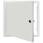 Pannello di Accesso Bianco 33 x 33 x 3 cm Acciaio