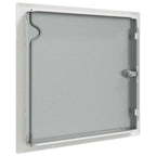 Pannello di Accesso Bianco 33 x 33 x 3 cm Acciaio