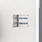 Pannello di Accesso 2 pcs Bianco 23 x 23 x 3 cm Acciaio