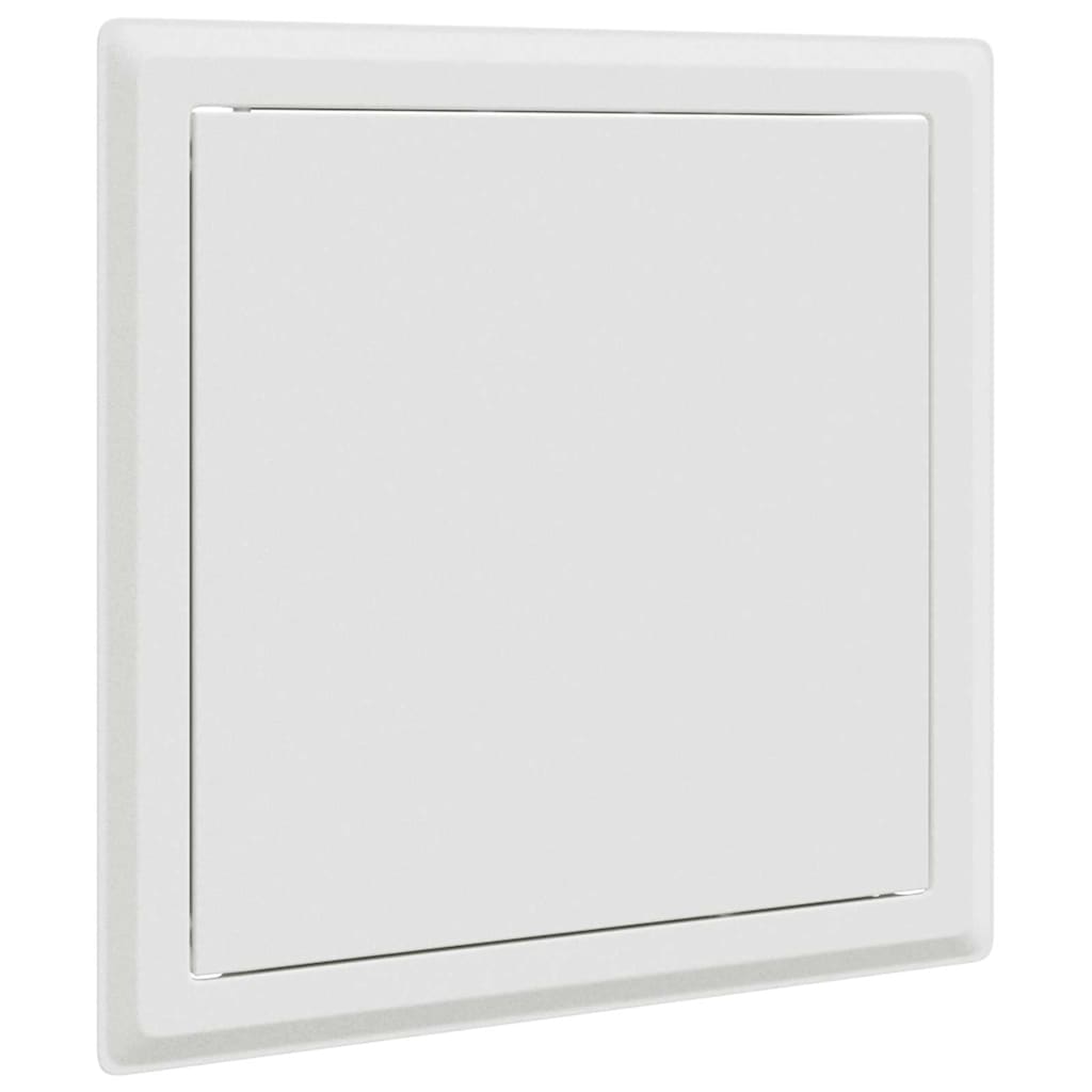 Pannello di Accesso 2 pcs Bianco 23 x 23 x 3 cm Acciaio