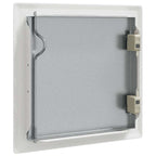 Pannello di Accesso 2 pcs Bianco 23 x 23 x 3 cm Acciaio
