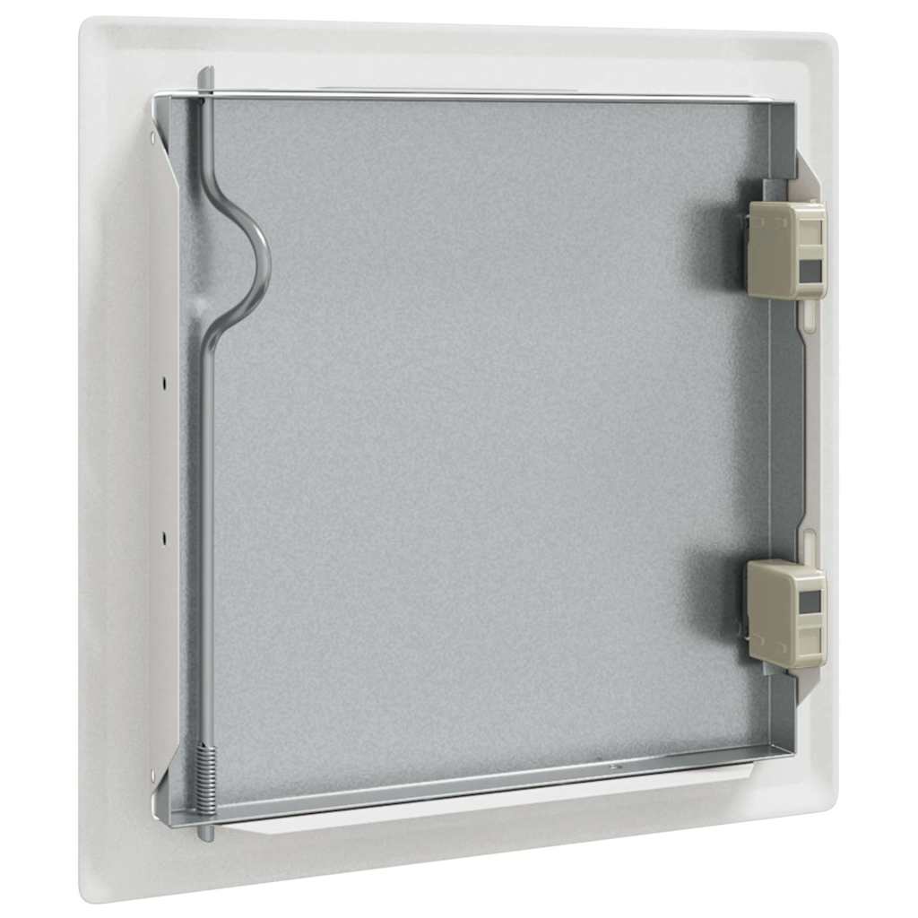 Pannello di Accesso 2 pcs Bianco 23 x 23 x 3 cm Acciaio