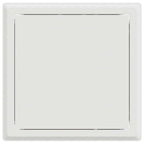 Pannello di Accesso 2 pcs Bianco 23 x 23 x 3 cm Acciaio