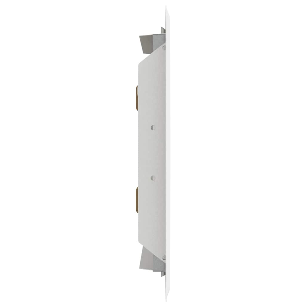 Pannello di Accesso 2 pcs Bianco 23 x 23 x 3 cm Acciaio