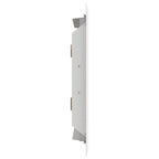Pannello di Accesso 2 pcs Bianco 23 x 23 x 3 cm Acciaio