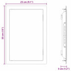 Pannello di Accesso Bianco 33 x 23 x 3 cm Acciaio
