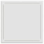Pannello di Accesso Bianco 33,5 x 33,5 x 3 cm Acciaio