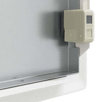 Pannello di Accesso in Acciaio Bianco 43,5 x 33 x 3 cm