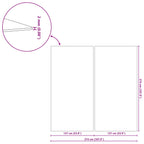Telo per Fondo Piscina Quadrato 274 x 274 cm Tessuto Non Tessuto