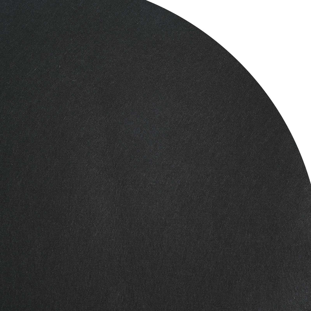 Telo per Fondo Piscina Nero Ø 244 cm Tessuto Non Tessuto