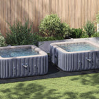 Telo per Fondo Piscina Nero 500 x 250 cm Tessuto Non Tessuto