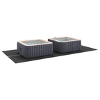 Telo per Fondo Piscina Nero 500 x 250 cm Tessuto Non Tessuto